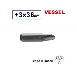 SKI - สกี จำหน่ายสินค้าหลากหลาย และคุณภาพดี | VESSEL ดอกไขควงตอก แฉก #3x36mm.